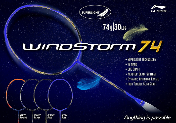 Li-Ning Windstorm 74 (one pair)