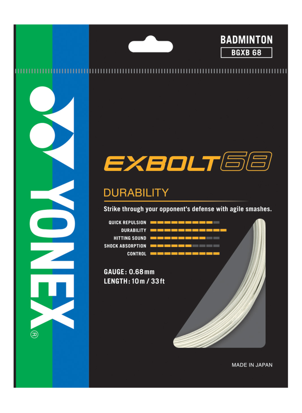 Yonex BG-Exbolt 68 CH/SP (5 packs)